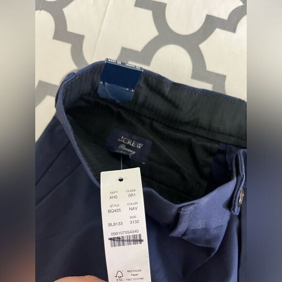 J.Crew Bowery dress pant in stretch chino NWT Size 31x32 - Picture 7 of 9